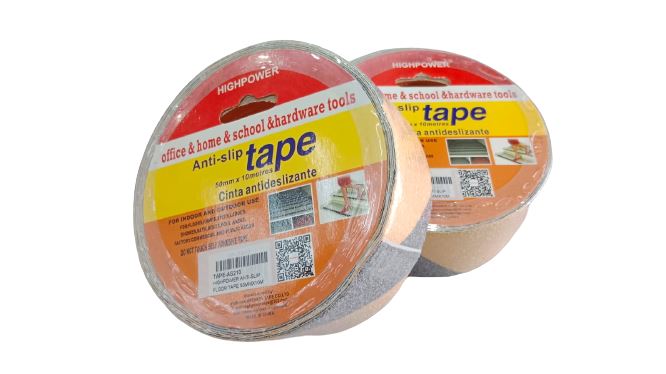 Highpower Anti-Slip Floor Tape 50mm x 10m (Yellow & Black) | Model : TAPE-AS210 Adhesive/Sealant Highpower 