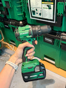 Hikoki 18V (Buy 1 Free 1) Peak 62NM 13mm Cordless Impact Driver Drill