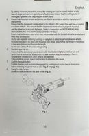 Hikoki 4" Angle Grinder 1100W with Side Switch, Slim Handle | Model: H-G10MGE Angle Grinders Hikoki 