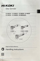 Hikoki 4" Angle Grinder 1100W with Side Switch, Slim Handle | Model: H-G10MGE Angle Grinders Hikoki 