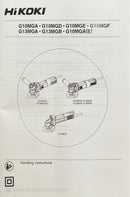 Hikoki 4" Angle Grinder 1100W with Side Switch, Slim Handle | Model: H-G10MGE Angle Grinders Hikoki 