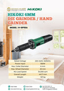 Hikoki 6mm Die Grinder / Hand Grinder GP5SA | Model: H-GP5SA Grinder Hikoki 