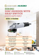 HIKOKI PDA-100M 100mm 715W disc grinder with snap switch, model H-PDA100M