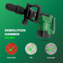 Hikoki Sds-Max Demolition Hammer, 1500w, 42.0J, Weight 10.6kg | Model: H-H60MD Demolition Hammer HIKOKI 