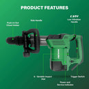 Hikoki Sds-Max Demolition Hammer, 1500w, 42.0J, Weight 10.6kg | Model: H-H60MD Demolition Hammer HIKOKI 