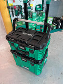 Hikoki Tough Combo 1 (DV18DV 18V Cordless Impact Driver Drill *Bare) + (G1810DG 18V 100mm Angle Grinder *Bare) + (BSL1840MF 18V Lithium-ion Battery X 3)+ (UC18SFL Charger X 1 + Storage Box X 3pcs ) | Model: H-DV18DG-C13 Cordless Impact Driver Drill Hikoki 