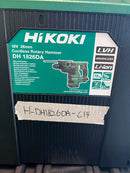 Hikoki Tough Combo 3 (DH1826DA 18V 26mm Cordless Rotary Hammer *Bare) + (DV18DG 18V Cordless Impact Driver Drill *Bare) + (BSL1840MF 18V Lithium-Battery X 3) + (UC18SFL Charger X 1 + ) | Model: H-DH1826DA-C14 Cordless Rotary Hammer Hikoki 