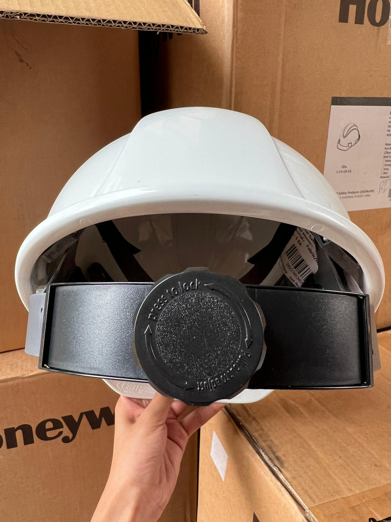 Honeywell North White Safety Helmet With Chin Strap (NSB10001) | Model : HELMET-H-WH Safety Helmet Honeywell 