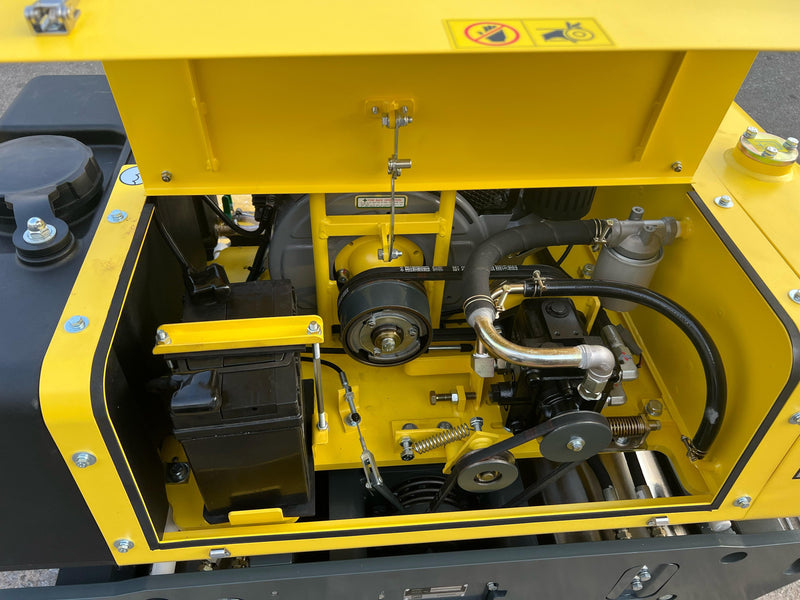 Hoppt Double Road Roller (650kg) C/W Kubota Water-Cooled Diesel Engine E75-NB3-HG-2 (Crank & Electrical Start)*Engine Made In Japan | Model : ROL650DK Road Roller Hoppt 