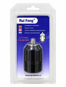 Keyless Drill Chuck 1/2" (1-13mm) | Model: CHUCK-KL13 Keyless Drill Chuck Aikchinhin 