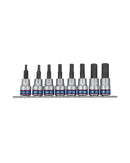 King Tony 8PC 3/8" DR. Hexagon Bit Socket Rail Set Chrome H3-H12
