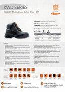 KING'S Black Mid Cut Padded Ankle Collar Safety Shoe Boot (6 Months Warranty)| Model : KWD301 (Replace KWD901K) Safety Shoes KING'S 