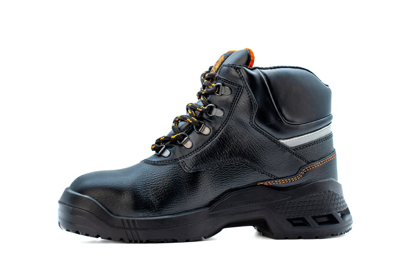 KING'S Black Mid Cut Padded Ankle Collar Safety Shoe Boot | Model : KWD301 (Replace KWD901K) Safety Shoes KING'S 
