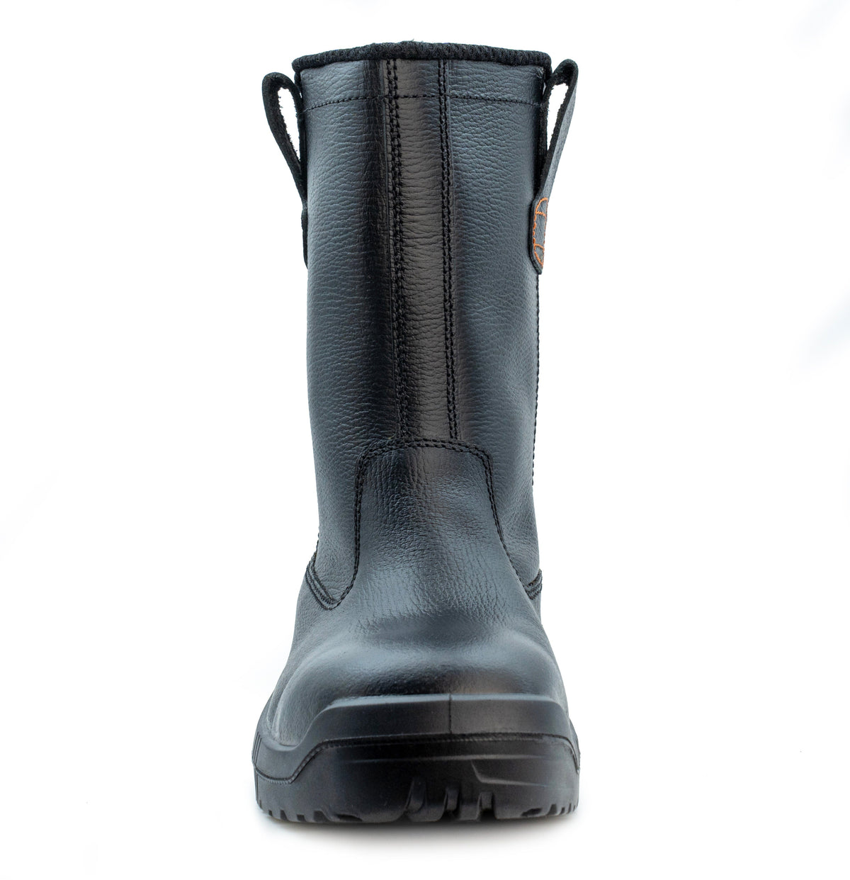 KING'S Black Rigger Side Pull-up High Cut Safety Shoes Boots (6 Months