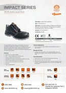 King's Impact SRC Mid Cut Ankle Laced Safety Shoe | Model : SHOE-K9535, UK Sizes : #5 (38) - #12 (47)