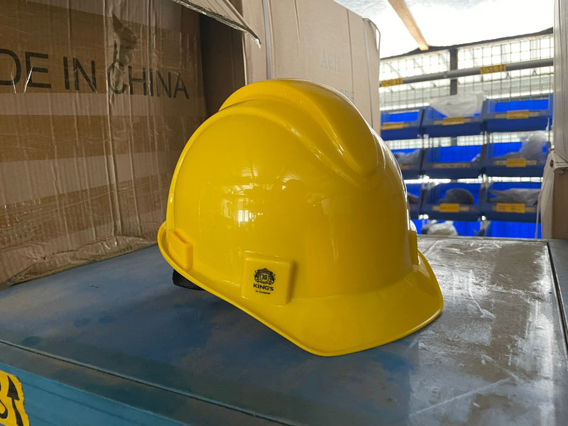 King's North Yellow Safety Helmet With Chin Strap (NSB10002) | Model : HELMET-K-YL Safety Helmet Honeywell 