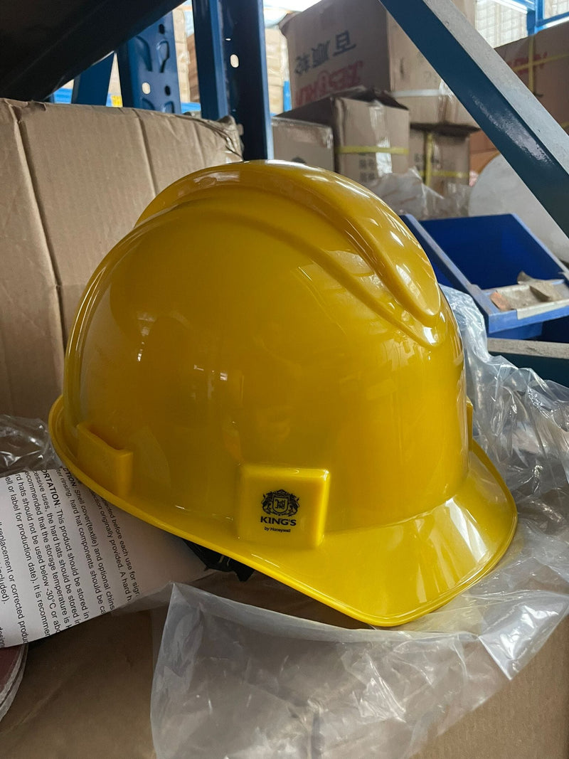 King's North Yellow Safety Helmet With Chin Strap (NSB10002) | Model : HELMET-K-YL Safety Helmet Honeywell 