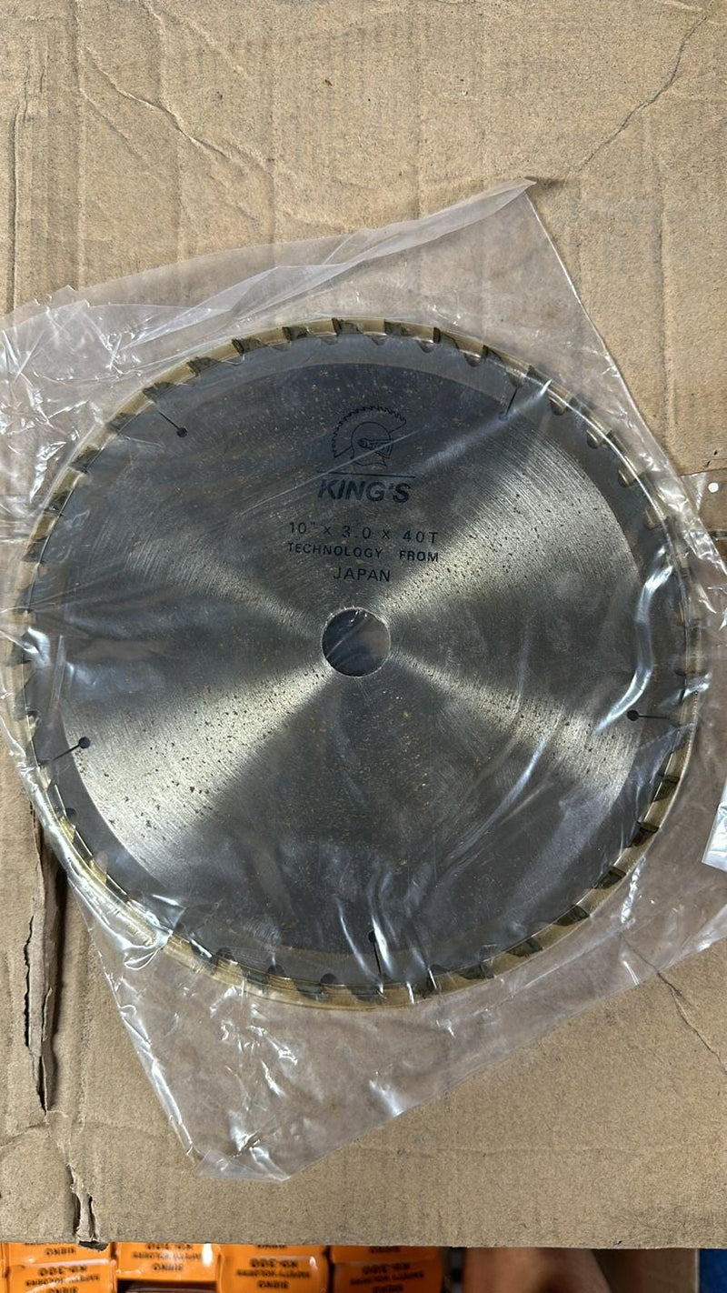 KING'S WOOD SAWBLADE 10"X40T | MODEL: SBW-K10040 Saw Blade KING'S 