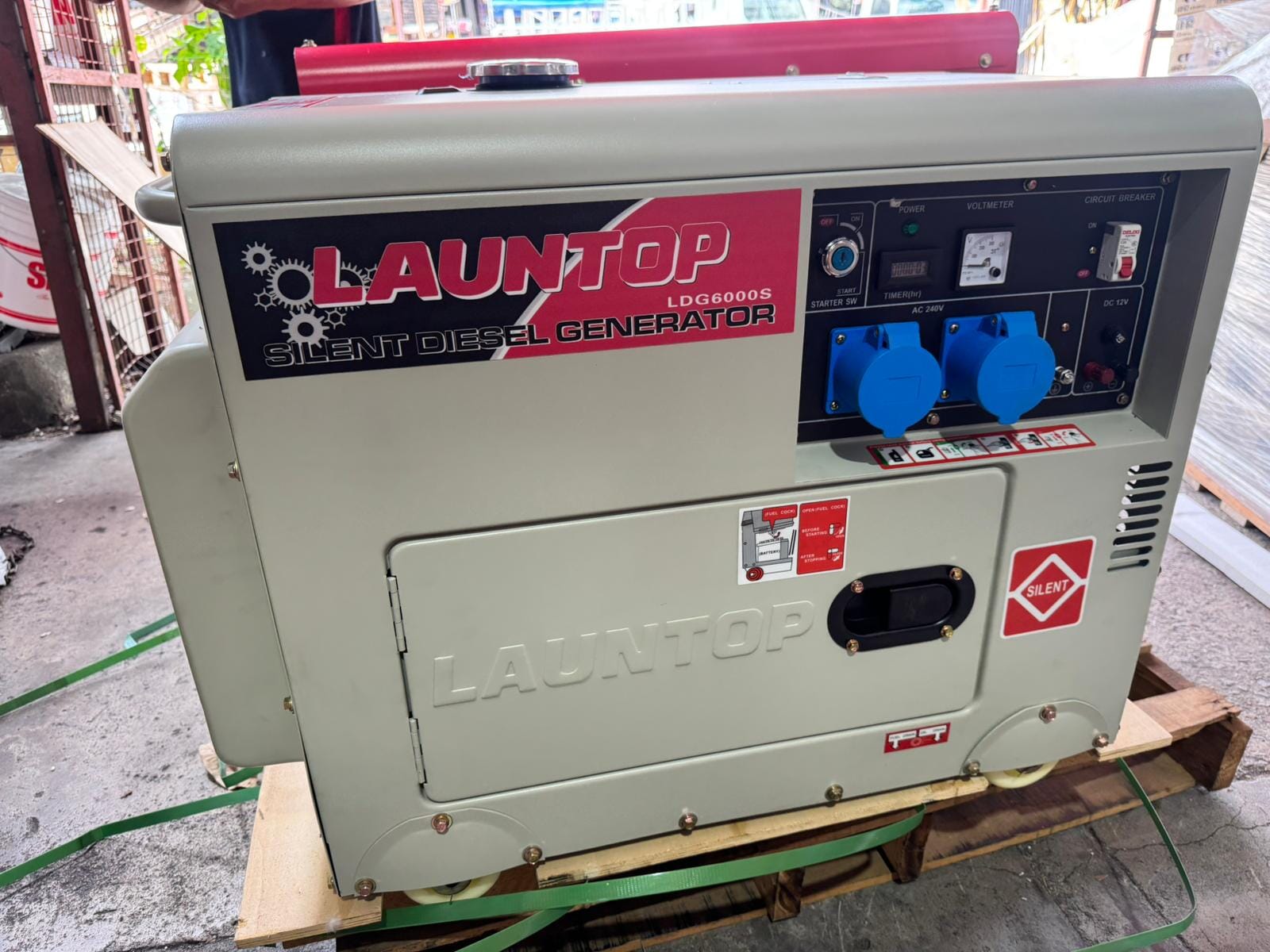 Launtop AVR Diesel Generator LDG6000S | Model: LM-LDG6000S