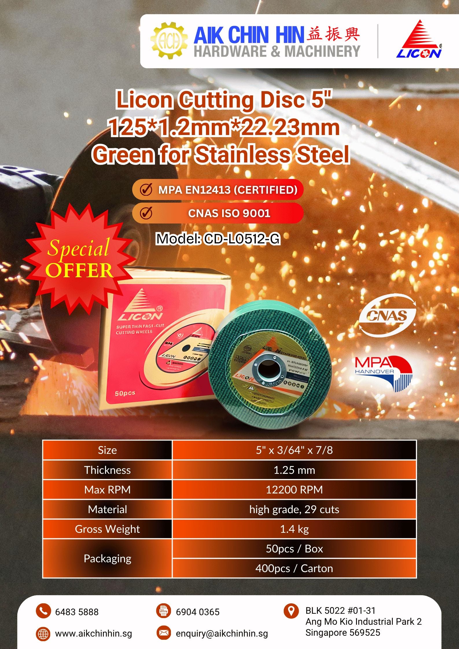 Licon Cutting Disc 5