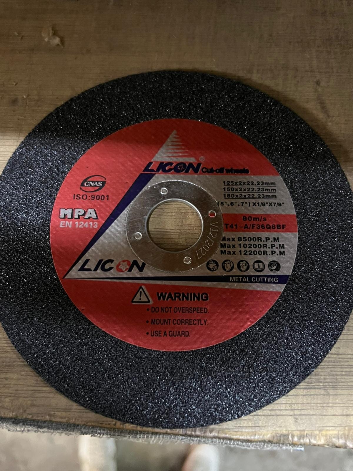 Licon Cutting Disc 6