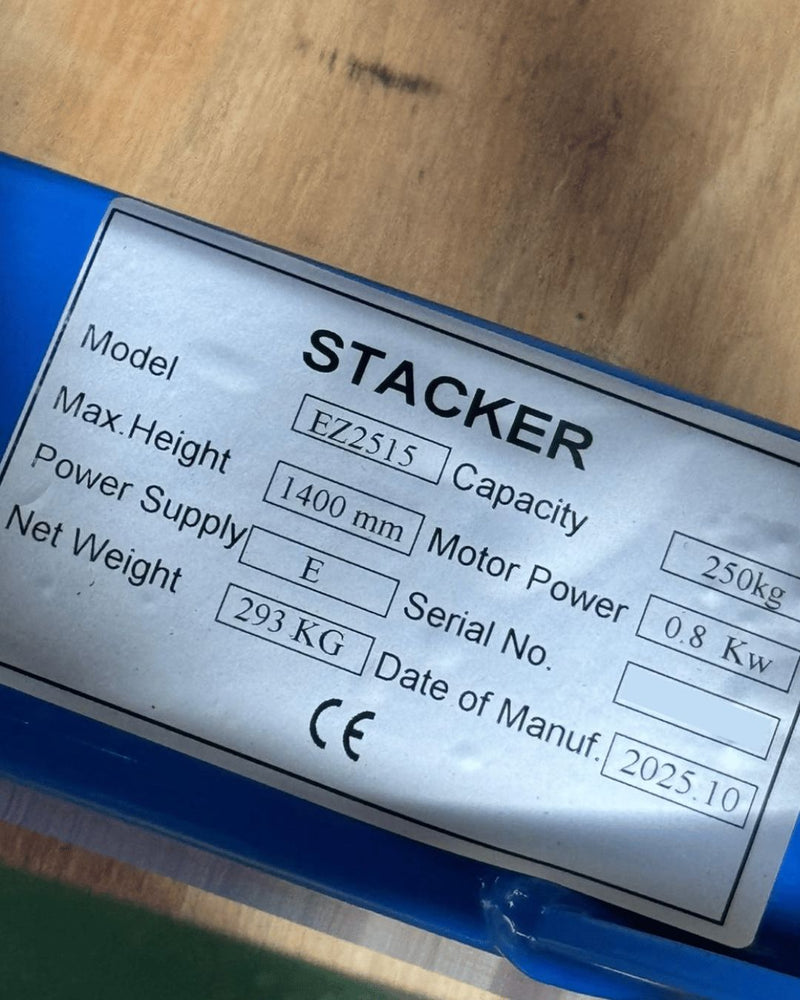 Light Duty Counter Balance Stacker | Model: EZ2515 Stacker Aik Chin Hin 