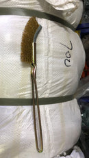 Lion Brass Wire Brush Bend BS | Model: WB4-LBBS Wire Brush Lion 