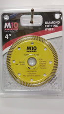 M10 Turbo Rim Diamond Cutting Wheel 105x20mm | Model : 019-242-105 Diamond Cut Wheel M10 
