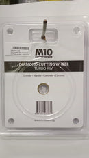 M10 Turbo Rim Diamond Cutting Wheel 105x20mm | Model : 019-242-105 Diamond Cut Wheel M10 