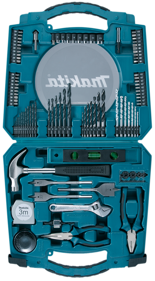 Makita D-42341 103 Pcs Drill Bits and Hand Tools Tool Box | Model : M*D-42341 Tool Box MAKITA 