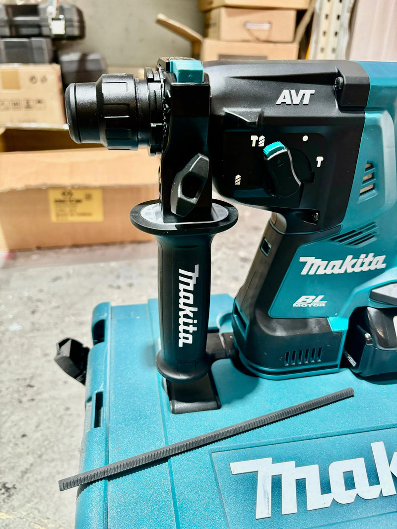 Makita DC 28MM Rotary Hammer Drill DHR280PF2J (18VX2,3.0AHX4PC,BL)-Offer | Model : M-DHR280PF2J-4 Cordless Rotary Hammer Drill Makita 