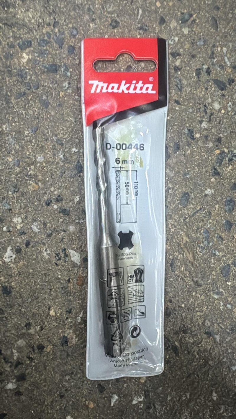 Makita SDS Plus Concrete Drill Bit 6x110 (D-00446) Clearance Offer | M