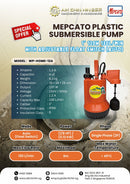 Mepcato 1" 120W 130L/min Plastic Submersible Pump with Adjustable Float Switch (Auto) | Model : WP-HOME-12A Submersible Pump MEPCATO 
