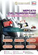 Mepcato 12V Fuel Transfer Pump with pincer power cable | Model : CARRY3000 Fuel Transfer Pump MEPCATO 