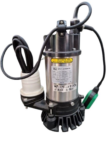 Mepcato 3" 300L/min Construction Industrial Sewage Water Submersible Pump with Stirring Device & Float Switch (Auto) | Model : WP-CPF-2.75SA/3G Submersible Pump MEPCATO 