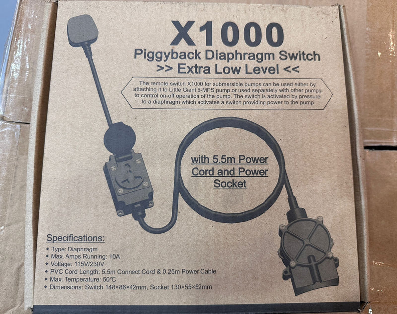 Mepcato X-1000 Diaphragm Switch | Model : WP*X1000 Float Switch Mepcato 