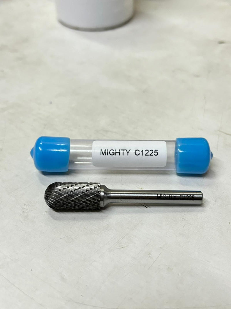 Mighty C1225 Solid Carbide Rotary Burrs | Model : BUR-C1225 Solid Carbide Rotary Burrs Mighty 