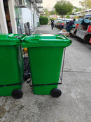 Mobile 240L Trash Bin Come with Wheels And Pedal | Model : BIN-240L-P Dust bin Aiko 