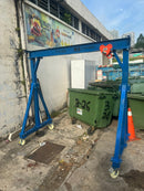 Mobile Lifting Gantry A Frame Crane with Manual Chain Block Trolley | Model: CBT- Chain Block Trolley Aiko 