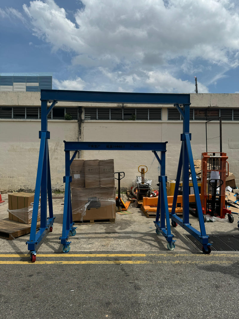 Mobile Lifting Gantry A Frame Crane with Manual Chain Block Trolley | Model: CBT- Chain Block Trolley Aiko 