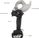 NAPOT Cordless Battery Ratchet Cable Cutter 55mm | Model : EC-50M Cable Cutter Napot 