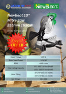 Newbeat 10" Mitre Saw 255mm 1650W | Model: NBT-MS-255B Mitre Saw Newbeat 