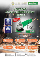 Newbeat 100mm 4" Angle Grinder 850W | Model: NBT-AG-E9913 Angle Grinder Newbeat 