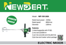 NEWBEAT 1020W Electric Cement Paint Mixer 160MM | Model : NBT-EM-160A Mixer NEWBEAT 