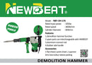 NEWBEAT 1050W Demoliton Hammer/Breaker (0810) | Model : NBT-DH-17A Demolition Hammer NEWBEAT 