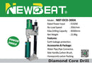 NEWBEAT 12" 4150W Diamond Core Drill Coring Machine 300MM | Model : NBT-DCD-300A Diamond Core Drill NEWBEAT 