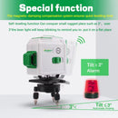 NEWBEAT 12 Line Green Laser Level Measure with 2 Battery & Remote Control | Model : NBT-LL-12A Laser Level Measure NEWBEAT 