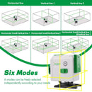NEWBEAT 12 Line Green Laser Level Measure with 2 Battery & Remote Control | Model : NBT-LL-12A Laser Level Measure NEWBEAT 