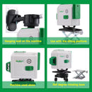 NEWBEAT 12 Line Green Laser Level Measure with 2 Battery & Remote Control | Model : NBT-LL-12A Laser Level Measure NEWBEAT 