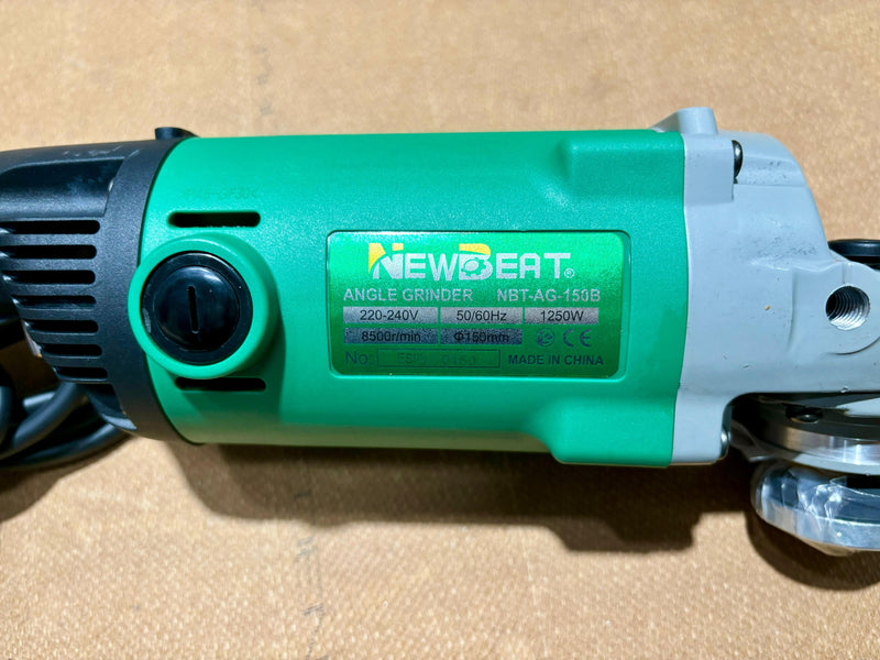 NEWBEAT 1250W 150MM Angle Grinder | Model: NBT-AG-150B Angle Grinder NEWBEAT 